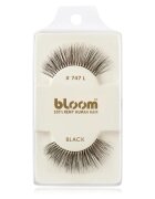 Bloom Natural nalepovací řasy z přírodních vlasů No. 747L (Black) 1 cm