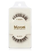 Bloom Natural nalepovací řasy z přírodních vlasů (Wispy Black) 1 cm