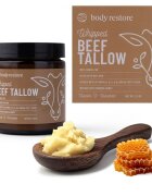 Body Restore Whipped Beef Tallow Balm Unscented vyživující tělový krém bez parfemace 71 g