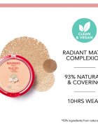 Bourjois Healthy Mix matující pudr pro zářivý vzhled pleti odstín 03 Rose Beige 10 g