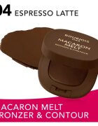 Bourjois Macaron Melt Bronzer & Contour bronzer a konturovací pudr 2 v 1 odstín 04 Espresso Latte 5 g