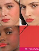 Bourjois Macaron Melt Lip & Cheek Flush tvářenka 2 v 1 odstín 03 Peach Tatin 5 g