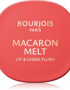 Bourjois Macaron Melt Lip & Cheek Flush tvářenka 2 v 1 odstín 03 Peach Tatin 5 g