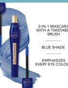 Bourjois Twist Up The Volume řasenka pro objem s kartáčkem 2 v 1 odstín 03 Ultra Blue 8 ml