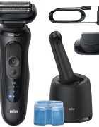 Braun Series 5 52-N7200cc elektrický holicí strojek s čisticí a nabíjecí stanicí SmartCare Black 1 ks