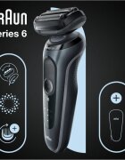 Braun Series 6 61-N1000s elektrický holicí strojek Black 1 ks