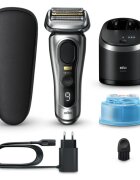 Braun Series 9 PRO+ 9567cc elektrický holicí strojek s čisticí a nabíjecí stanicí Silver 1 ks