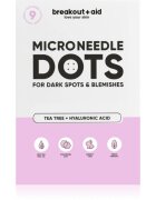 breakout + aid Microneedle Dots lokální péče s mikrojehličkami na tmavé skvrny po akné 9 ks