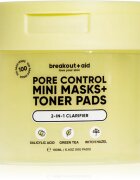 breakout + aid Pore Control Mini Masks + Toner Pads tonizační polštářky s kyselinou salicylovou 100 ks