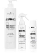Brelil Professional Keraforce sada pro dokonalý vzhled vlasů 3 ks