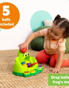 Bright Starts Poppin' Ball Frog aktivity hračka s melodií 6 m+ 1 ks