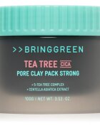 BRINGGREEN Tea Tree Cica Pore Clay Pack Strong krémová maska pro mastnou pleť se sklonem k akné 100 g