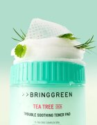 BRINGGREEN Tea Tree Cica Trouble Soothing Toner Pad tonizační polštářky se zklidňujícím účinkem 90 ks