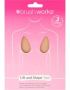 Brushworks Assorted Complexion lepicí páska na prsa 3 ks