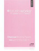 Brushworks Charcoal Blotting Papers matující papírky 100 ks