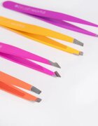 Brushworks Combination Tweezer Set sada pinzet na obočí typ Brights 4 ks