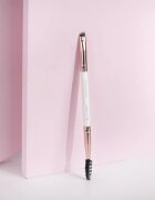 Brushworks Double Ended Brow Brush štětec pro úpravu obočí s kartáčkem 1 ks