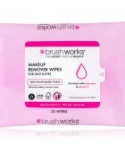 Brushworks Makeup Remover Wipes odličovací ubrousky na make-up 25 ks
