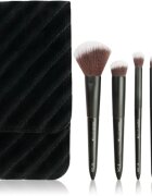 Brushworks Mini Travel Face & Eye Brush Set cestovní sada štětců s taštičkou