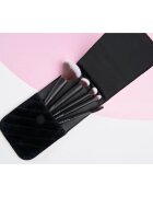 Brushworks Mini Travel Face & Eye Brush Set cestovní sada štětců s taštičkou