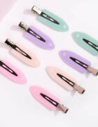 Brushworks No Crease Clips sponky do vlasů Pastel