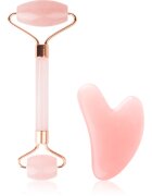 Brushworks Resin Rose Roller & Gua Sha sada pro péči o pleť