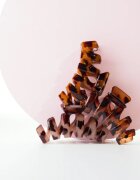 Brushworks Tortoiseshell Claw Clips skřipce na vlasy 3 ks