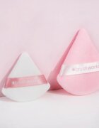 Brushworks Triangular Powder Puff Duo labutěnka