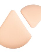 Brushworks Triangular Powder Puff Duo pěnový aplikátor na make-up