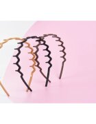 Brushworks Zig Zag Headbands čelenka do vlasů 3 ks