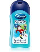 Bübchen Kids Shampoo & Shower II šampon a sprchový gel 2 v 1 cestovní balení Sport´n Fun 50 ml