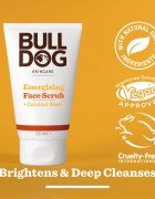 Bulldog Energising Face Scrub osvěžující peeling na obličej pro muže 125 ml