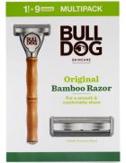 Bulldog Original Bamboo Razor holicí strojek + náhradní břity 9 ks