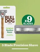 Bulldog Original Bamboo Razor holicí strojek + náhradní břity 9 ks