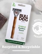 Bulldog Original Bamboo Razor holicí strojek + náhradní břity 9 ks
