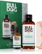 Bulldog Original Beard Care Kit dárková sada pro muže Peach Wood 104 cm