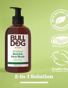 Bulldog Original Beard & Face Wash čisticí gel pro muže 2 v 1 300 ml
