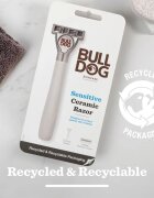 Bulldog Sensitive Ceramic Razor holicí strojek + náhradní břity 9 ks