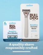Bulldog Sensitive Ceramic Razor holicí strojek + náhradní břity 9 ks