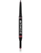 Buxom FLIP SIDE DUAL-ENDED EYELINER & SHADOW krémové oční stíny a linky v tužce odstín Burgundy Bestie 0.78 g