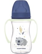 Canpol babies EasyStart Sleepy Koala 240 ml kojenecká láhev 3 m+ Blue 1 ks
