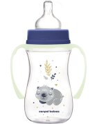Canpol babies EasyStart Sleepy Koala 240 ml kojenecká láhev 3 m+ Blue 1 ks