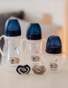 Canpol babies EasyStart Sleepy Koala 240 ml kojenecká láhev 3 m+ Blue 1 ks