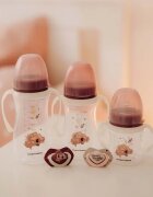 Canpol babies EasyStart Sleepy Koala 300 ml kojenecká láhev 12 m+ Pink 1 ks