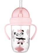 Canpol babies Exotic Animals Cup With Straw hrnek s brčkem 1 ks