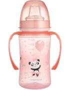 Canpol babies Exotic Animals tréninkový hrnek s držadly 6+ m Pink 1 ks