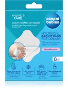 Canpol babies Hydrogel Breast Pads hydrogelové hojící prsní polštářky s lanolinem 8 ks