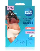 Canpol babies Maternity Briefs těhotenské a poporodní kalhotky 2 v 1 velikost S/M 2 ks