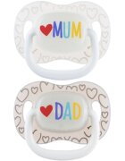Canpol babies MUM&DAD dudlík 6-18 m 2 ks