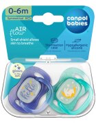 Canpol babies NIGHTGLOW Boy dudlík 0-6 m 2 ks